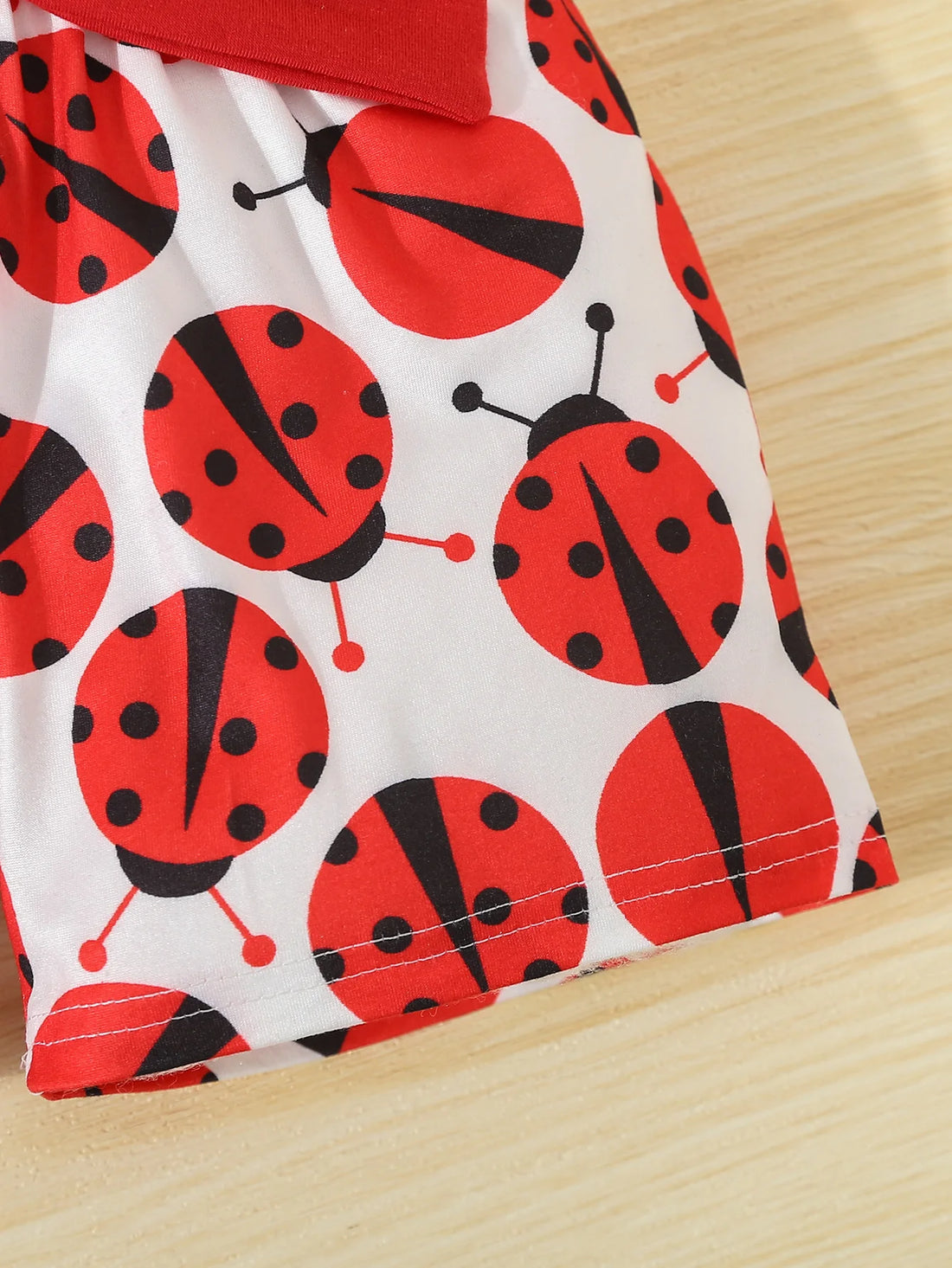 Summer Adorable  Ladybug Outfit 2pcs Set for Baby