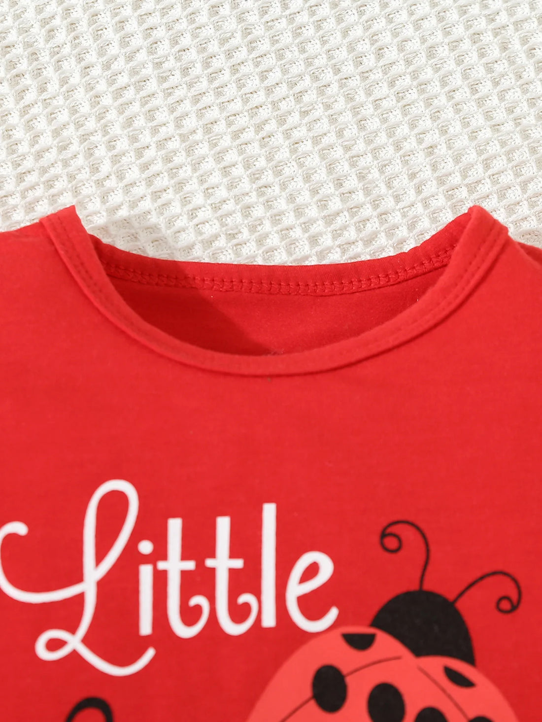 Summer Adorable  Ladybug Outfit 2pcs Set for Baby