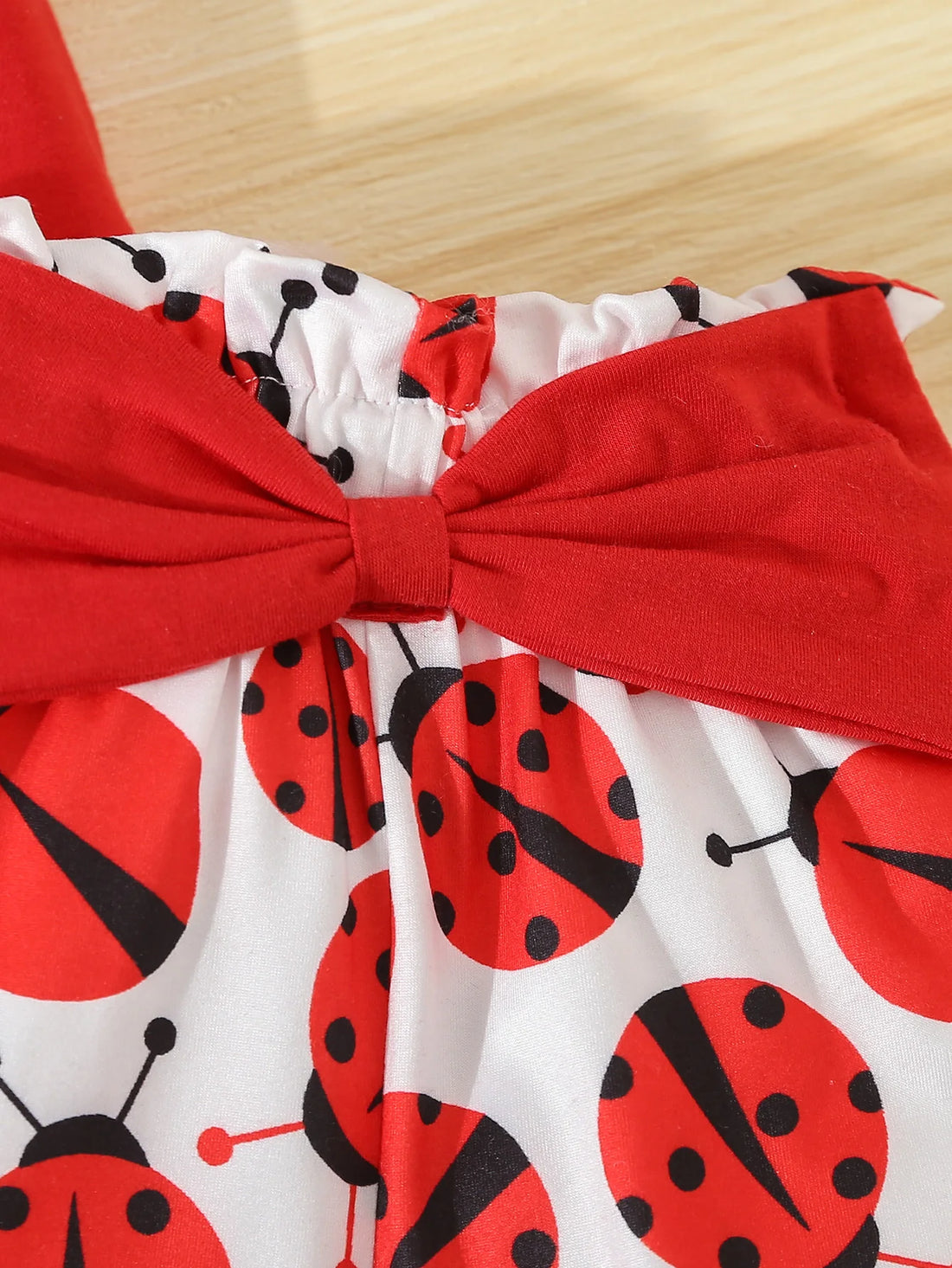 Summer Adorable  Ladybug Outfit 2pcs Set for Baby