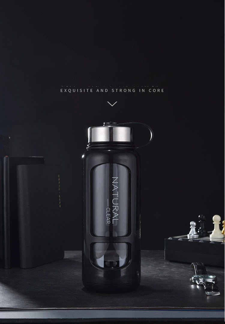 Portable Water Bottle Glass 520/650/1000ml Large