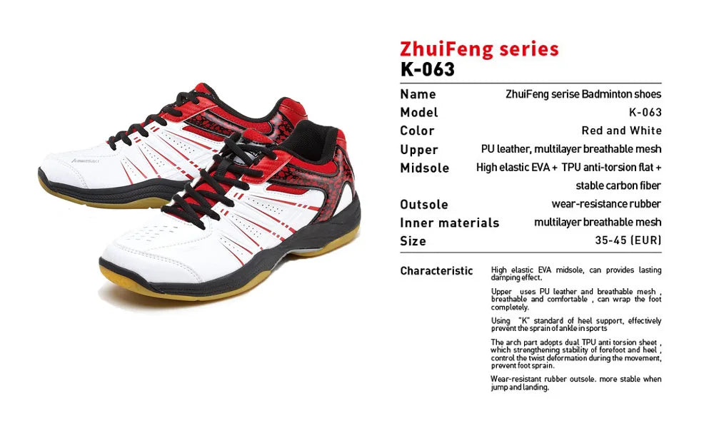 Kawasaki Professional Badminton Shoes  Breathable