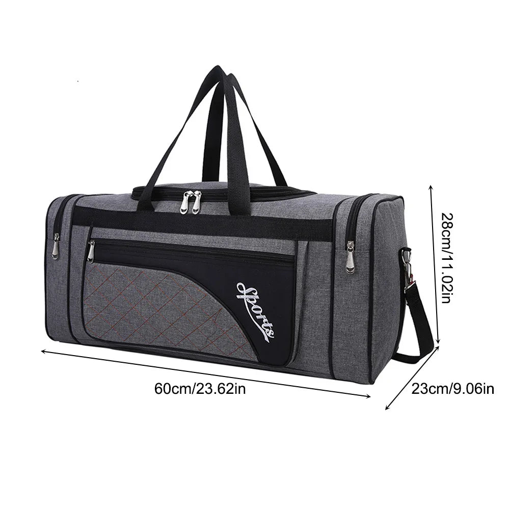 Nylon Travel Duffel Bag Large Capacity Handbag Portable