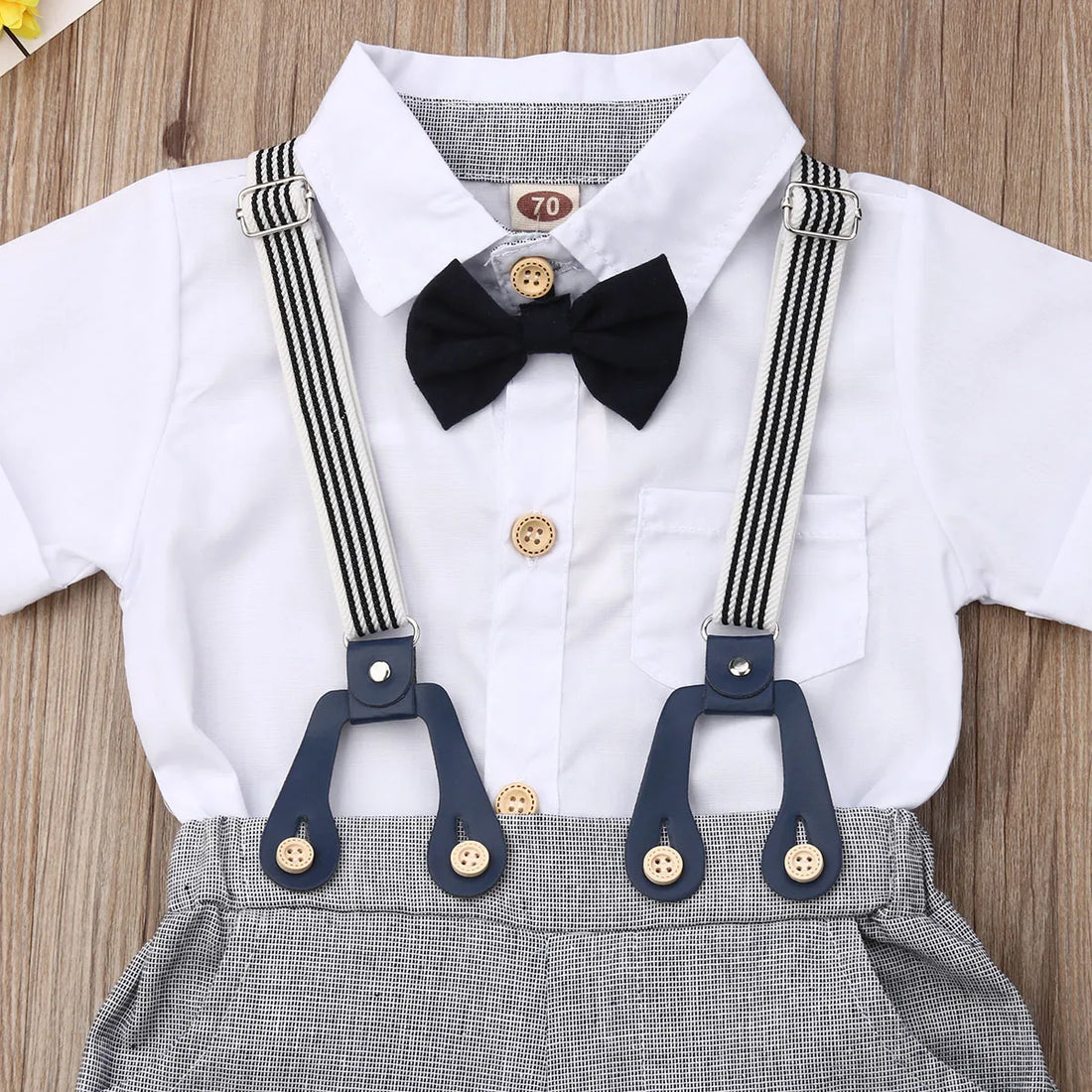 Toddler Boys Formal Wear Set Baby Gentleman Tuxedo