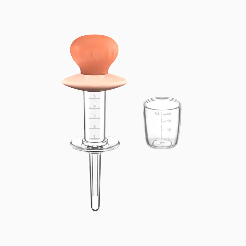 Infant Syringe Nipple with Scale Baby Squeeze Medicine