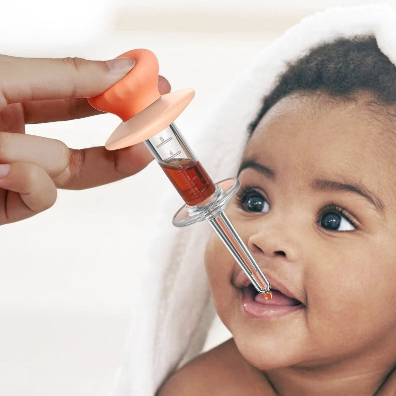 Infant Syringe Nipple with Scale Baby Squeeze Medicine