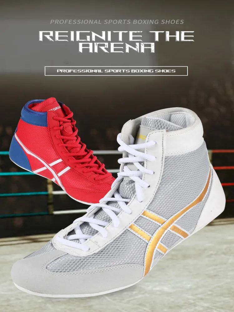 Professional Unisex Boxing Shoes Breathable Wear-Resistant