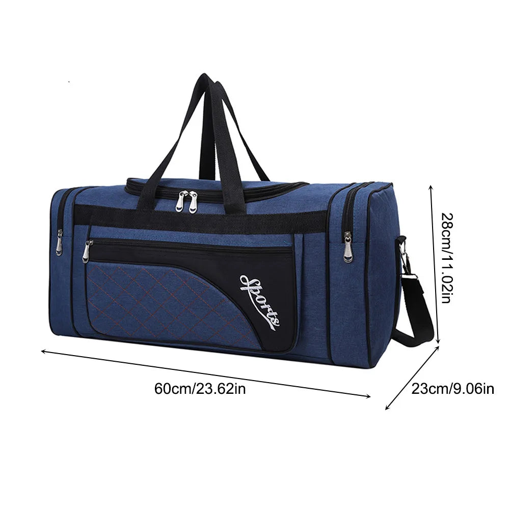 Nylon Travel Duffel Bag Large Capacity Handbag Portable