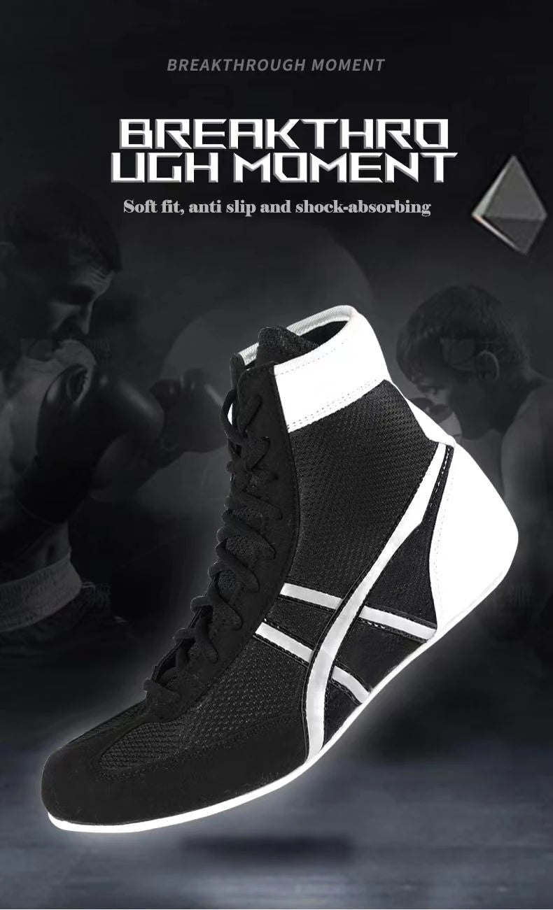 Professional Unisex Boxing Shoes Breathable Wear-Resistant