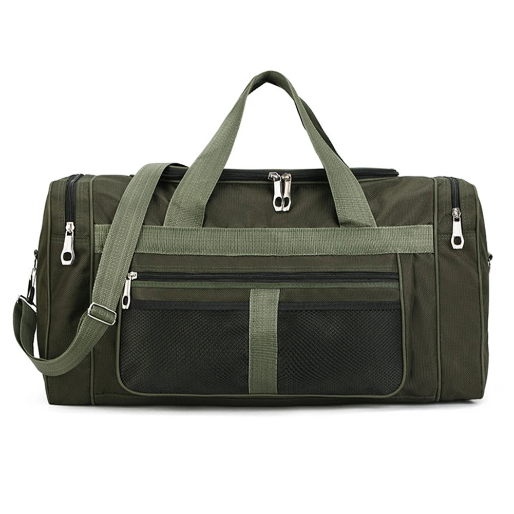 Nylon Travel Duffel Bag Large Capacity Handbag Portable