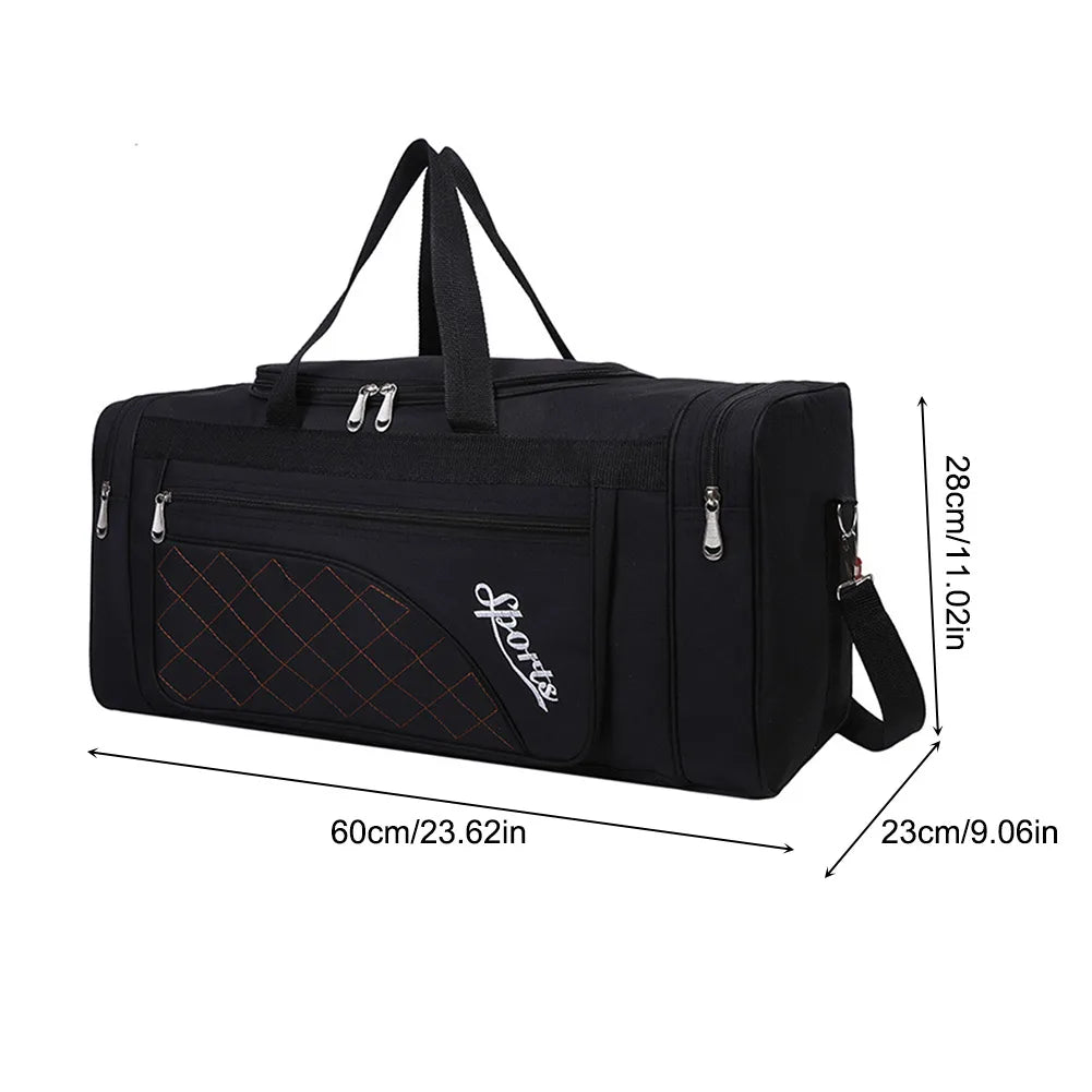 Nylon Travel Duffel Bag Large Capacity Handbag Portable