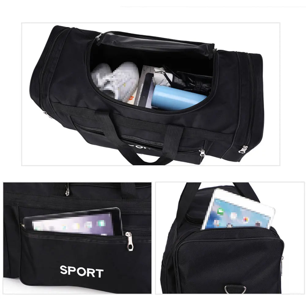 YIXIAO Big Capacity Sports Fitness Bag For Men Outdoor