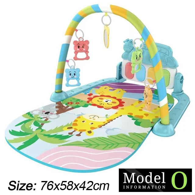 Baby Fitness Stand Music Play Gym Activity Toys