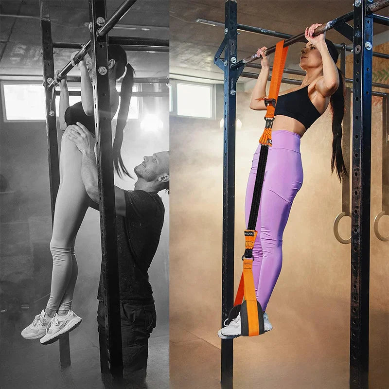 Pull-up Power with Auxiliary Trainer Elastic Rope Pull Bar