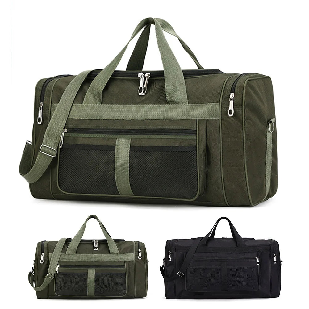 Nylon Travel Duffel Bag Large Capacity Handbag Portable