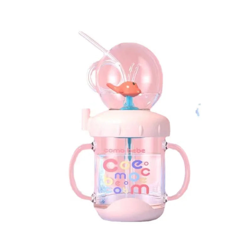 220ML Kid Water Glass Learning Cup Portable Drinking