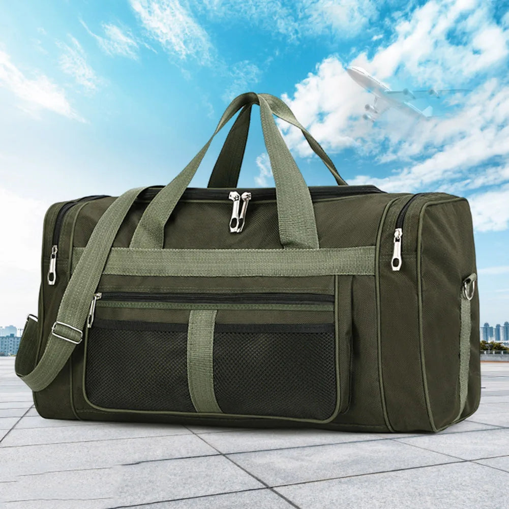 Nylon Travel Duffel Bag Large Capacity Handbag Portable