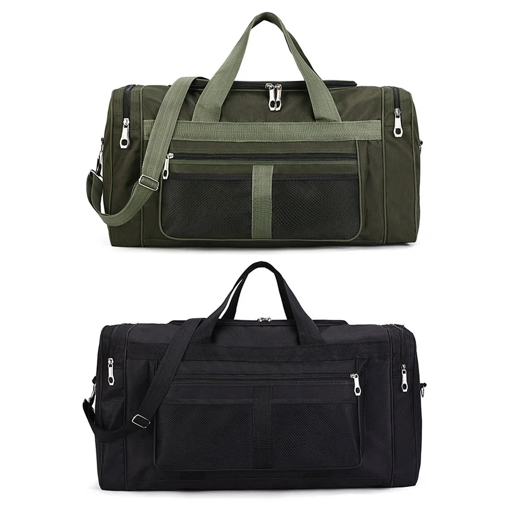 Nylon Travel Duffel Bag Large Capacity Handbag Portable