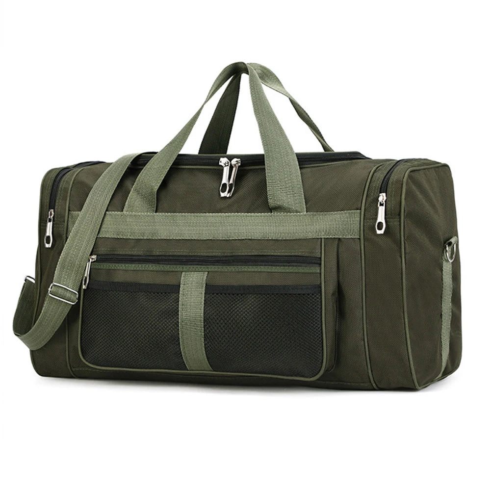 Nylon Travel Duffel Bag Large Capacity Handbag Portable