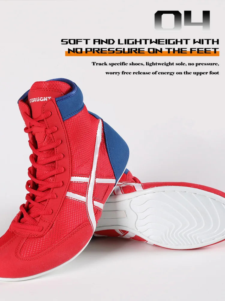 Professional Unisex Boxing Shoes Breathable Wear-Resistant