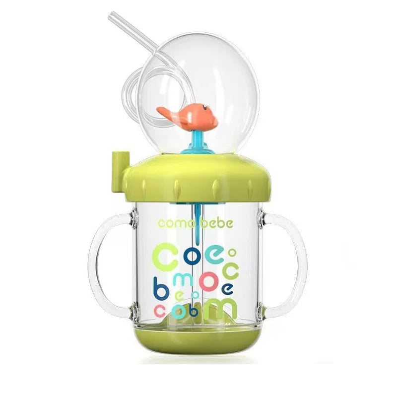 220ML Kid Water Glass Learning Cup Portable Drinking