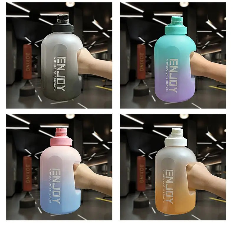 Large Capacity 3000ML Sports Water Bottle With Handle