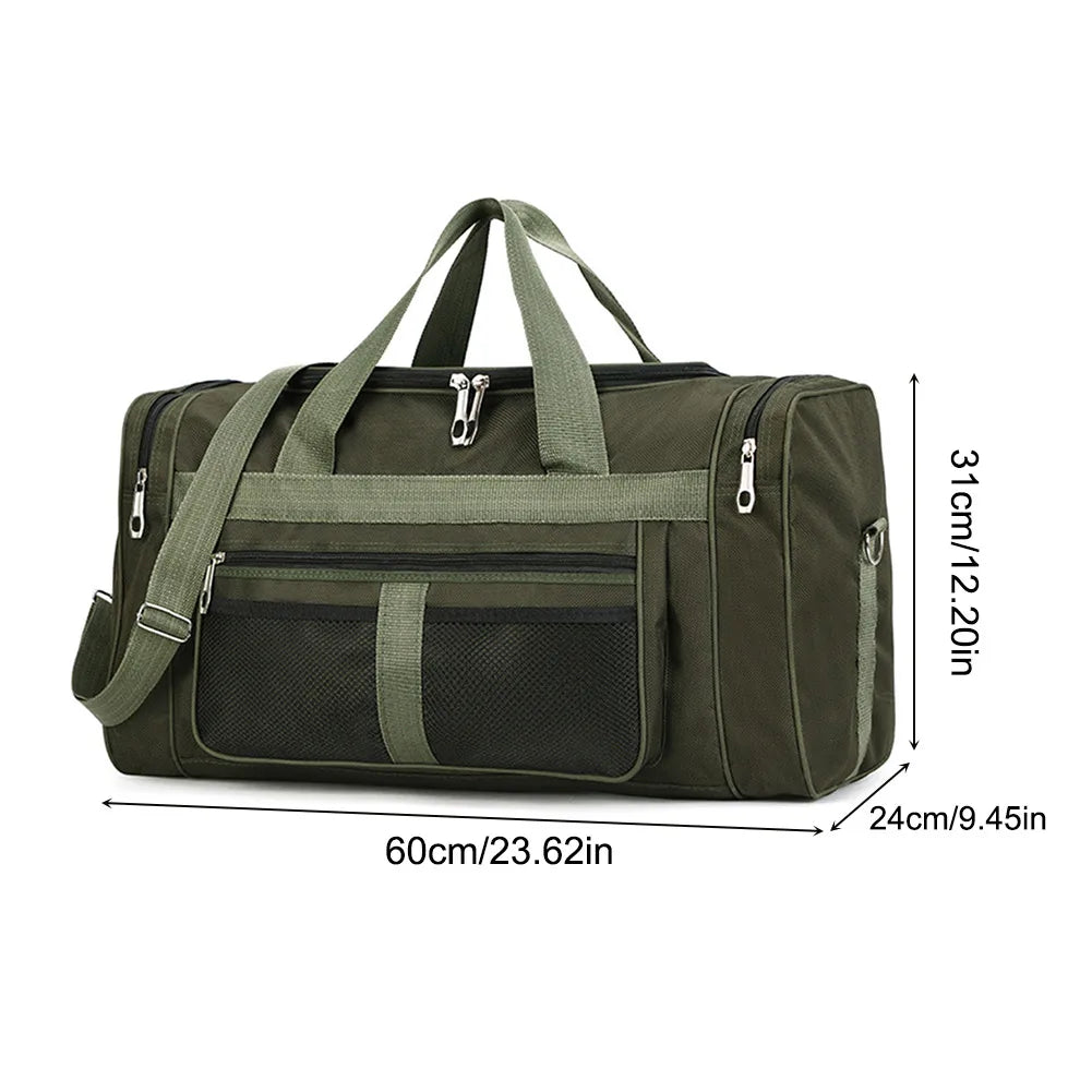 Nylon Travel Duffel Bag Large Capacity Handbag Portable